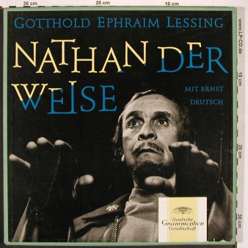 Nathan Der Weise - Lessing: Mir Ernst Deutsch, Box, D.Gr. (43028/9 LPMS), D, 1961 Typ: 2LP Best.-Nr.: X9652 Preis: 14,00 Euro