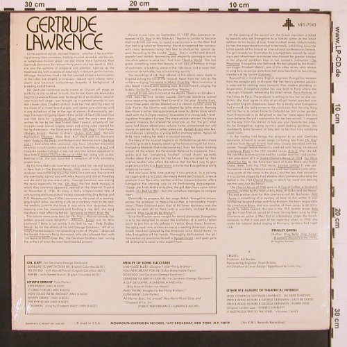 Lawrence,Gertrude: Songs from Oh,Kay! / NymphErrant, Monmouth (MES 7043), US Typ: LP Best.-Nr.: X9787 Preis: 9,00 Euro