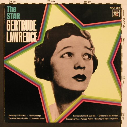 Lawrence,Gertrude: The Star, Audio Fidelity (AFLP 709), US, 1968 Typ: LP Best.-Nr.: X9788 Preis: 12,50 Euro