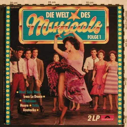 V.A.Die Welt Des Musicals: Folge 1, Club-Edition, Polydor(13 7349), D,  - 2LP - X981 - 7,50 Euro