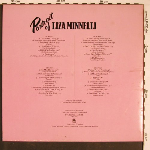 Minnelli,Liza: Portrait Of, Foc, AM (87 345 XBT), D Typ: 2LP Best.-Nr.: Y1005 Preis: 9,00 Euro