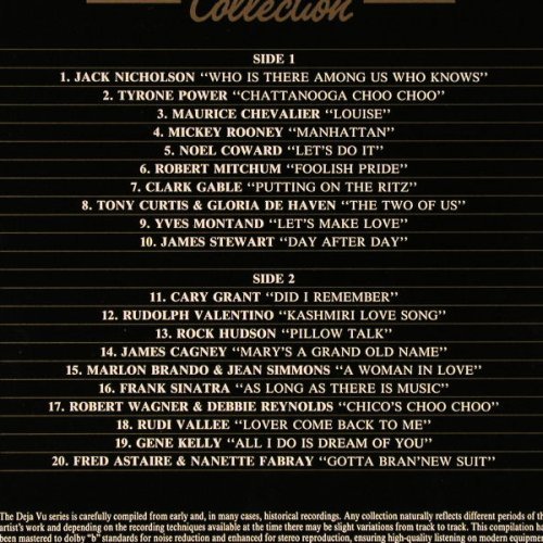 V.A.The Great Screen Lover Collect.: 20 Great ...sing ! (hist rec), DEJA VU (DVLP 2117), I Typ: LP Best.-Nr.: Y1289 Preis: 7,50 Euro