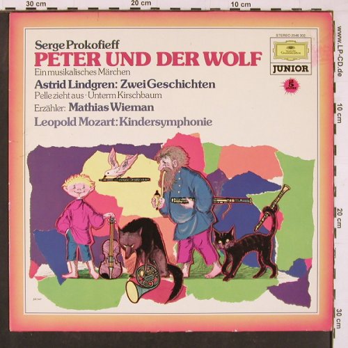 Peter und der Wolf - Prokofieff: Ein muskalisches Märchen, M.Wiemann, D.Gr.(2546 302), D, 1977 - LP - Y1296 - 5,00 Euro