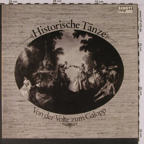 V.A.Historische Tänze: Von der Volte zum Galopp, 18 Tr., Wergo/Schott(WER 3005), D, 1979 - LP - Y1466 - 7,50 Euro