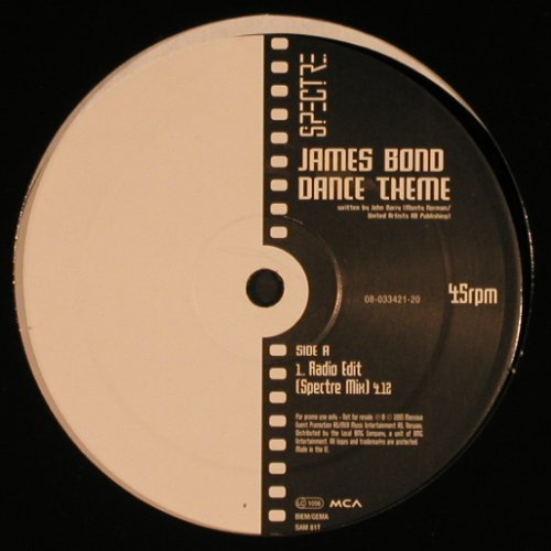 Spectre: James Bond Dance Theme *3, MCA(SAM81T), D, Promo, 1995 - 12inch - Y160 - 5,00 Euro