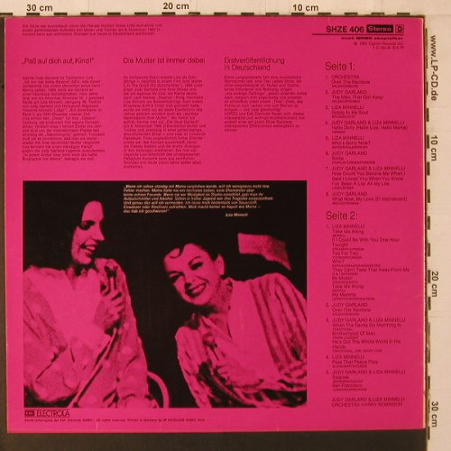 Garland,Judy & Liza Minnelli: Live London Palladium '1965, HörZu(SHZE 406), D, Ri,  - LP - Y1706 - 7,50 Euro