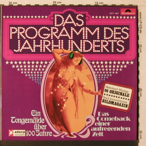 V.A.Das Programm des Jahrhunderts: 96 Tr.,Foc,Stern-Ed., Booklet, Polydor(2371 667), D, 1977 - LP - Y1781 - 9,00 Euro