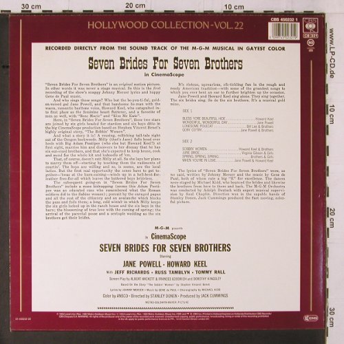 Seven Brides For Seven Brothers: Orig.Soundtr.'1954, CBS(450232 1), NL, 1982 - LP - Y1844 - 7,50 Euro