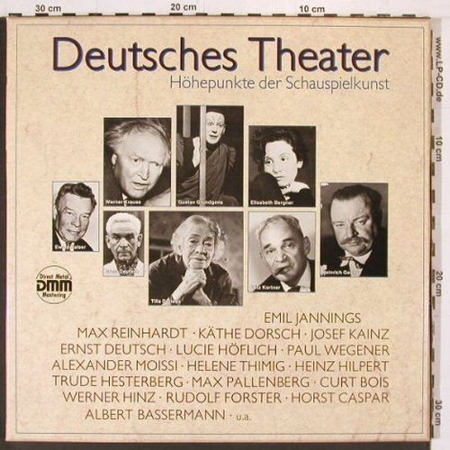 V.A.Deutsches Theater: Höhepunkte der Schauspielkunst, Capricio Club Ed.(C 50 075/1-3), D, Box, 1984 - 3LP - Y1925 - 12,50 Euro