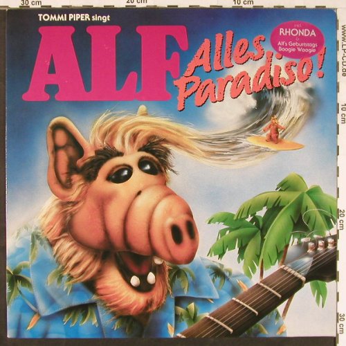 Alf: Alles Paradiso!,Tommi Piper singt, Polydor (839 433-1), D, 1989 Typ: LP Best.-Nr.: Y1937 Preis: 5,00 Euro