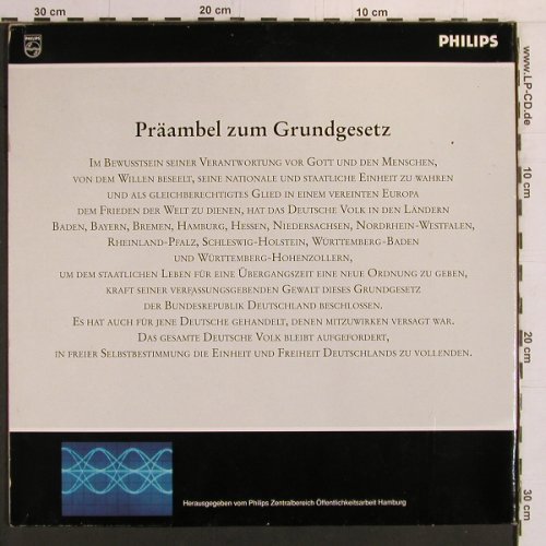 von Weizsäcker,Richard: Bundespräsident zum 24.Mai 1989,Foc, Philips (2892 182), D, 1989 Typ: LP Best.-Nr.: Y1938 Preis: 7,50 Euro
