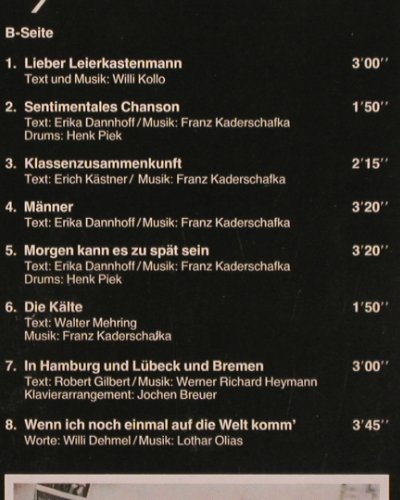 Rhein,Nicolai: Wenn ich noch einmal a.d.Welt komm', Blackfield(BL 070279), D, 1979 - LP - Y2146 - 9,00 Euro