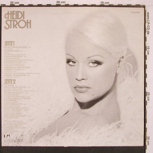 Stroh,Heidi: ...mal so - mal so..., UA(UAS 29 899 I), D, 1975 - LP - Y2155 - 9,00 Euro
