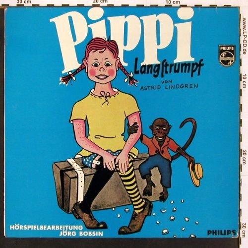 Pippi Langstrumpf: von Astrid Lindgren / Jörg Bobsin, Philips(843754 QY), D, 1966 - LP - Y21 - 9,00 Euro