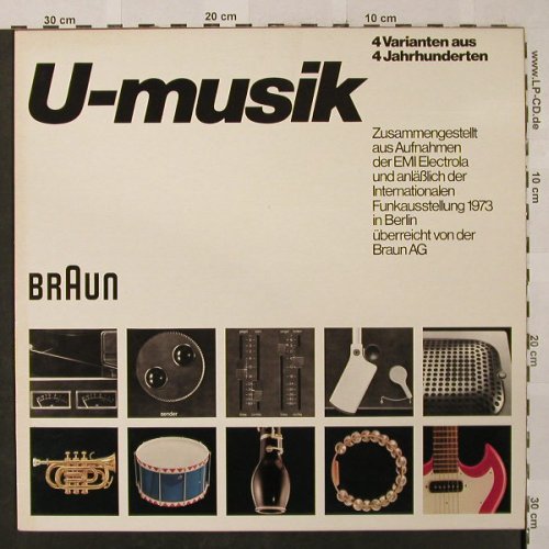 V.A.U-Musik / BRAUN: 4 Varianten aus 4 Jahrhunderten, Braun/Funkausstellung(F 65.041), D, 1973 - LP - Y2228 - 6,00 Euro