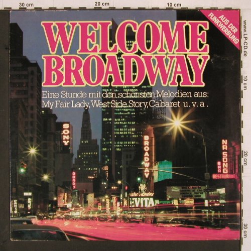 V.A.Welcome Broadway: Joel Grey Company...Elain Stritch, CBS(70 207), NL, 1981 - LP - Y2236 - 6,00 Euro