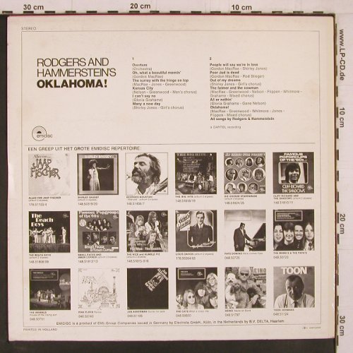 Oklahoma!: Original Soundtrack, Emidisc (C 048-50 706), NL, Ri Typ: LP Best.-Nr.: Y2330 Preis: 6,00 Euro