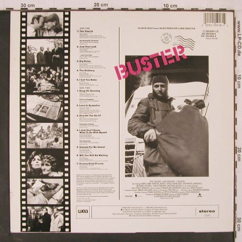 Buster: Original Soundtrack (V.A.), WEA(255 918-1), D, 1988 - LP - Y2362 - 5,00 Euro