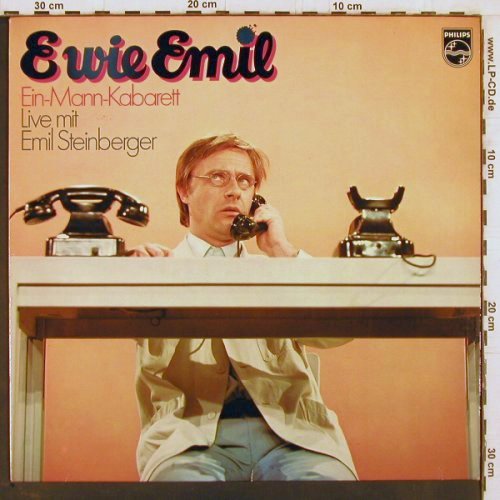 Steinberger,Emil: E wie Emil, Ein-Man Kabarett, Live, Philips(6305 203), D,  - LP - Y2401 - 5,00 Euro