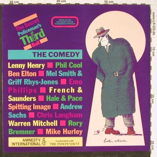 V.A.Secret Policeman's Third Ball: The Comedy, Lenny Henry,Phil Cool.., Virgin (V2459), UK, 1987 Typ: LP Best.-Nr.: Y2435 Preis: 7,50 Euro