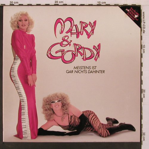 Mary & Gordy: Meistens ist garnichts dahinter, Electrola (1655341), D, 1983 Typ: LP Best.-Nr.: Y2444 Preis: 7,50 Euro