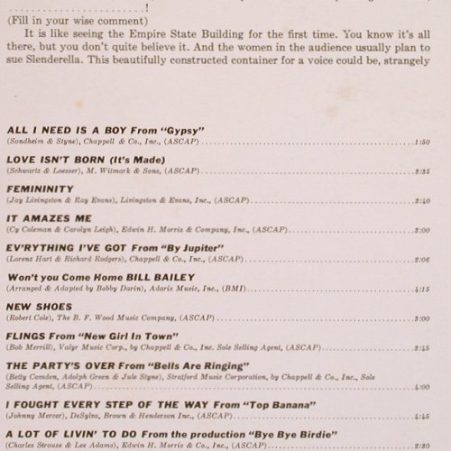 Myles,Meg: At The Living Room, Mercury, Promo (SR 60686), US, 1963 Typ: LP Best.-Nr.: Y2460 Preis: 12,50 Euro