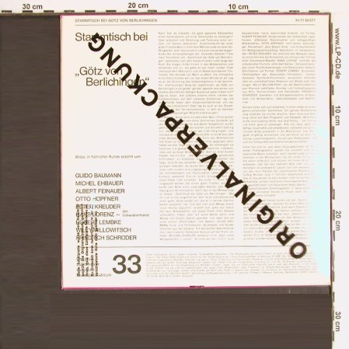 Stammtisch bei Götz v. Berlichingen: Witze in frhlicher Runde, Marcato(60 577), D,  - 10inch - Y2461 - 6,00 Euro