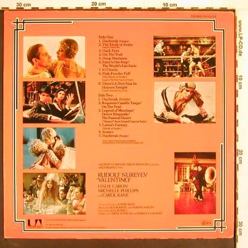 Valentino: Original Soundtrack, UA(30 120 OT), D, 1977 - LP - Y2466 - 7,50 Euro