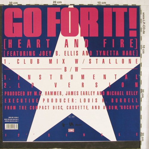 Rocky V: Heart And Fire*3, Capitol(060-20 4156 6), NL, 1990 - 12inch - Y2654 - 4,00 Euro
