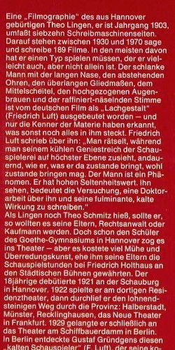 Lingen,Theo: Unnachahmlich, Dokumente (1965), Telefunken, Ri (6.42231 AJ), D Typ: LP Best.-Nr.: Y2936 Preis: 7,50 Euro