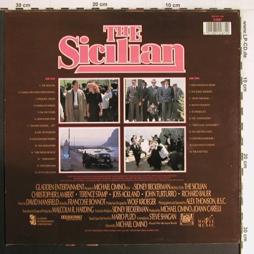Sicilian: Composed&Cond.By David Mansfield..., Virgin(V2487), UK, 1987 - LP - Y3004 - 7,50 Euro
