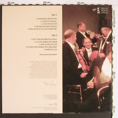 Paige,Elaine: The Queen Album, Siren/Virgin(209 434-630), D, 1988 - LP - Y3074 - 7,50 Euro