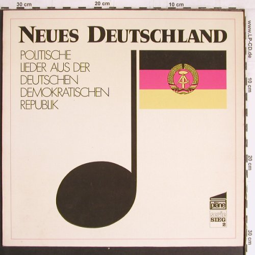 V.A.Neues Deutschland: Politische Lieder aus der DDR, Pläne/Serie Sieg 2(S 88 103), DDR, 1974 - LP - Y3143 - 7,50 Euro