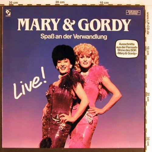 Mary & Gordy: Spaß an der Verwandlung, Elite Special (PLPS 30212), CH, 1983 Typ: LP Best.-Nr.: Y3153 Preis: 7,50 Euro