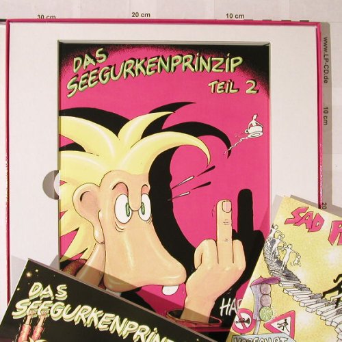 Das Seegurkenprinzip 1+2: Comic-Film,Box, 2*Book +7" Single, Carlsen Lux(72501-2), D, 1990 - Book - Y3274 - 7,50 Euro