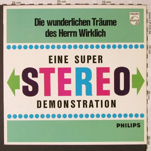V.A.Stereo-Demonstration 2: Die WunderlichenTräume d.H.Wirklich, Philips (88 177 DY), JörgBobsin Typ: LP Best.-Nr.: Y3340 Preis: 7,50 Euro