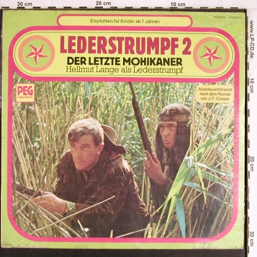 Lederstrumpf 2: Der letzte Mohikaner, FS-New, PEG Jugendserie (05 21057-2), D Typ: LP Best.-Nr.: Y3443 Preis: 9,00 Euro