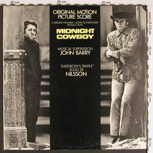 Midnight Cowboy: Original Soundtrack, UA (UAS 5198), US, Co, 1969 Typ: LP Best.-Nr.: Y3489 Preis: 9,00 Euro