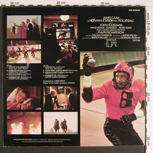 Rollerball: Original Soundtrack, UA(UAS 29 865 XO), D, 1975 - LP - Y3505 - 7,50 Euro