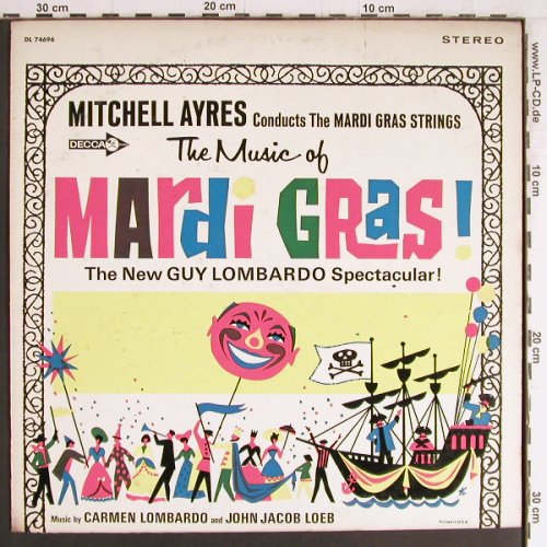 Mardi Gras: by Mitchell Ayres+Mardi GrasStrings, Decca, Promo (DL 74696), US Typ: LP Best.-Nr.: Y3600 Preis: 7,50 Euro