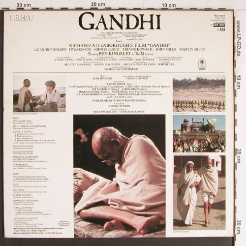 Gandhi: Music From, Foc, RCA(BL 14557), D, 1982 - LP - Y3702 - 7,50 Euro