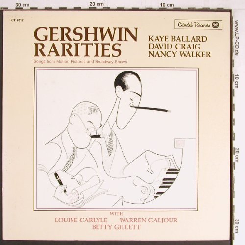 Gershwin,George: Gershwin Rarities, Citadel Rec.(CT 7017), US, 1979 - LP - Y3762 - 9,00 Euro