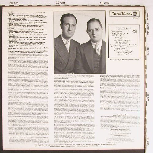 Gershwin,George: Gershwin Rarities, Citadel Rec.(CT 7017), US, 1979 - LP - Y3762 - 9,00 Euro