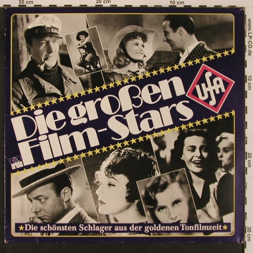 V.A.Die großen Film-Stars: Albers,Leander,Harvey,Dietrich u.a., Ariola UfA(25 070 XAT), D, 1976 - LP - Y37 - 5,00 Euro