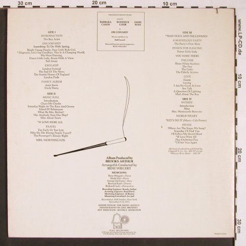 Oh Coward!: Original Cast Album, Foc, Bell (9001), US, co, 1972 Typ: 2LP Best.-Nr.: Y384 Preis: 9,00 Euro