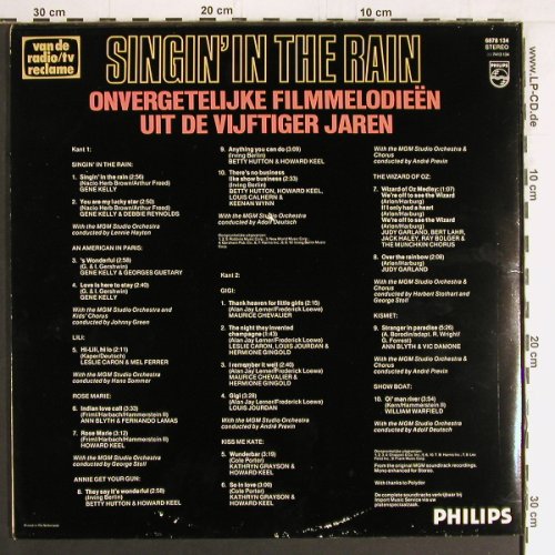V.A.Singin' In The Rain: Onvergetelijke Filmmelodieen..., Philips (6878 134), NL, Foc Typ: LP Best.-Nr.: Y4084 Preis: 6,00 Euro