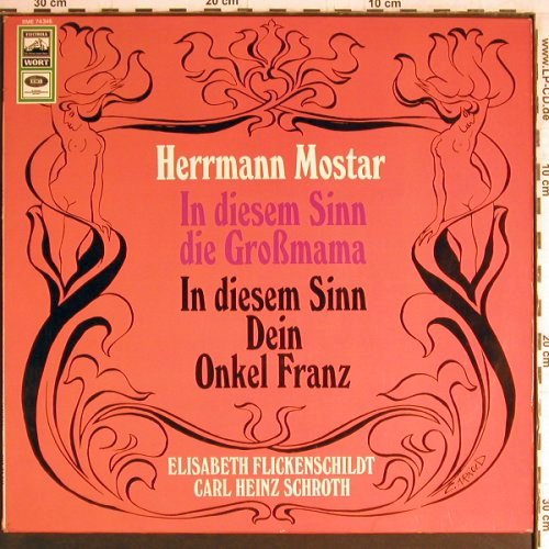 Mostar,Herman: In diesem Sinn die Großmama..., Electrola Wort (SME 74 346), D Typ: LP Best.-Nr.: Y4195 Preis: 15,00 Euro
