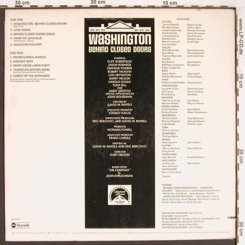 Washington Behind Closed Doors: Original Music From, ABC(AB-1044), US, co, 1977 - LP - Y4297 - 7,50 Euro