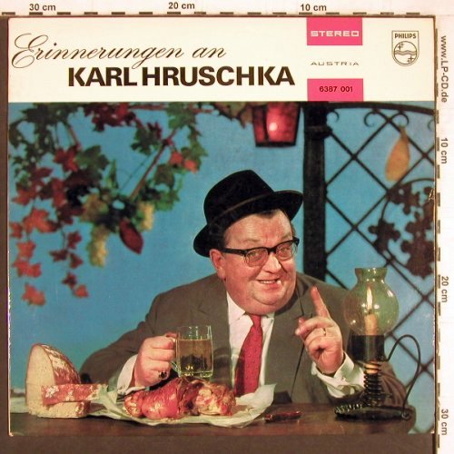 Hruschka,Karl - Erinnerungen an: Wiener Konzert-Schrammeln, Philips (6387 001), A Typ: LP Best.-Nr.: Y4341 Preis: 7,50 Euro