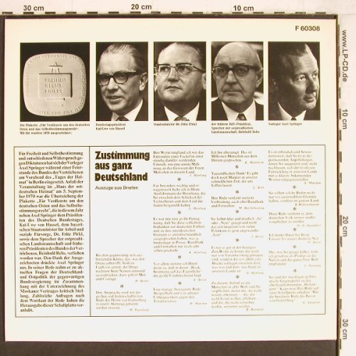 Springer,Axel - 25 Jahre: Nur Ein Kurzer Seufzer d.Geschichte, A.Springer(F 60308), D, 5 Sep., 1970 - LP - Y4383 - 7,50 Euro